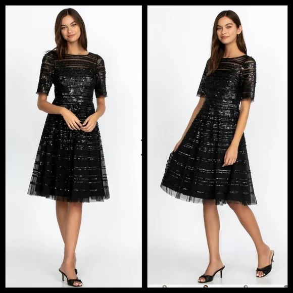 NWT Johnny Was Black Beaded Mesh Dress - www.toquedesaborminas.com.br NWT Johnny Was Black Beaded Mesh Dress - www.toquedesaborminas.com.br